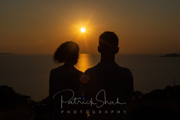 P060 Sunset over Lake Victoria, Uganda
